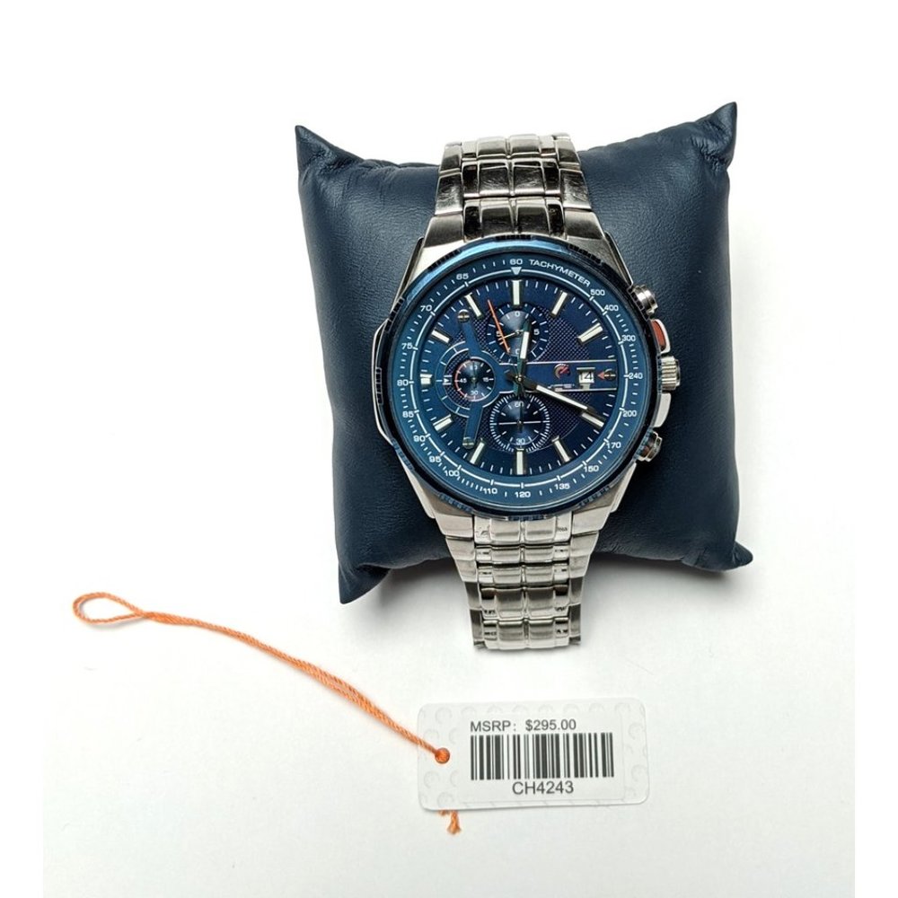 Chicane Stainless Steel Blue Watch